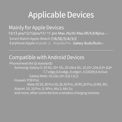 3 in 1 Multifunctional Wireless Charger Stand For iPhone 14 13 Pro Max Airpods AppleWatch Charger Dock 15W Fast Charging Station