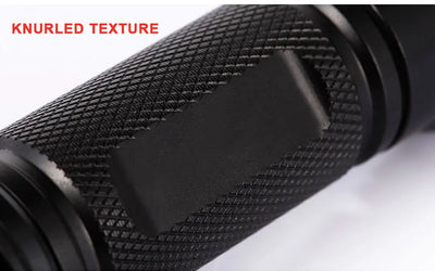 High-intensity LED torch for adventure sports & tactical use.