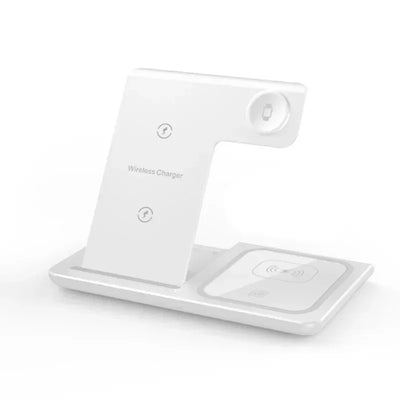 3 in 1 Desktop Wireless Charger Foldable Fast Phone Charge Station For iPhone 16 15 14 13 12 Apple Watch 10/9/8/7/6 AirPods 3/2