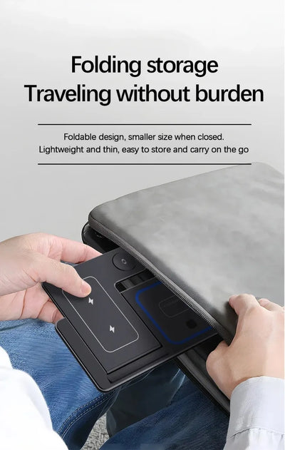 3 in 1 Desktop Wireless Charger Foldable Fast Phone Charge Station For iPhone 16 15 14 13 12 Apple Watch 10/9/8/7/6 AirPods 3/2