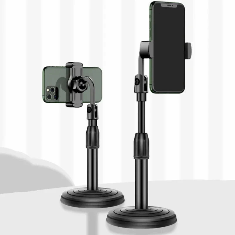 Desktop Phone Holder Live Broadcast for Smartphone Adjustable with Phone Holder Stand Bracket for Mobile Telefoon Statief Stand