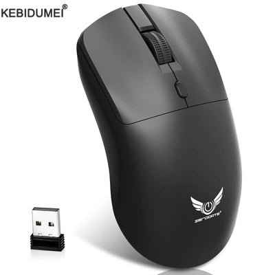 Bluetooth mouse with ergonomic grip and silent clicks